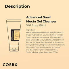 Advance Snail Mucin Gel cleanser 150ml Ethixhub pakistan