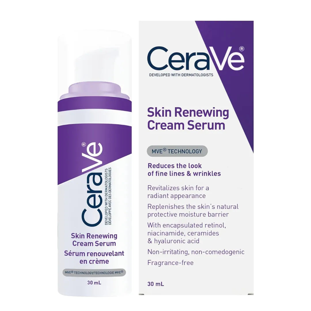 CeraVe Retinol Cream Serum for Face with Niacinamide, Hyaluronic Acid & Ceramides 30ml Ethix Hub Collection