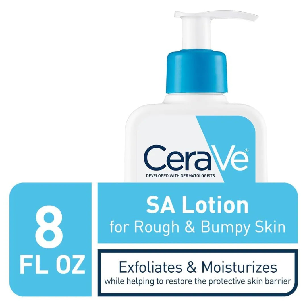 CeraVe SA Lotion for Rough & Bumpy Skin - Vitamin D, Hyaluronic Acid, Lactic Acid & Salicylic Acid Lotion 237ml Ethix Hub Collection